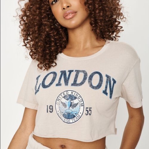 London Garage Cropped Tee - Picture 1 of 3